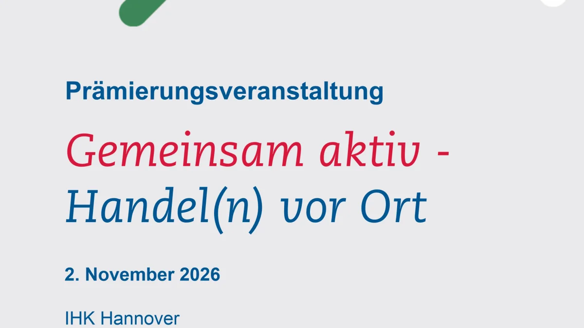 Gemeinsam aktiv: Einladung zur Preisverleihung